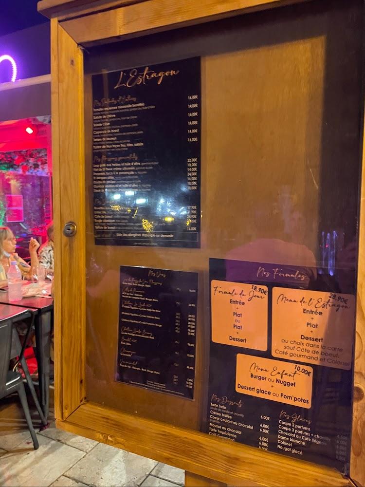 L’estragon - Menu Image 1